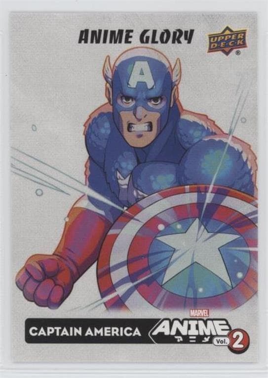 Captain America #AH-1 — 2023 Upper Deck Marvel Anime