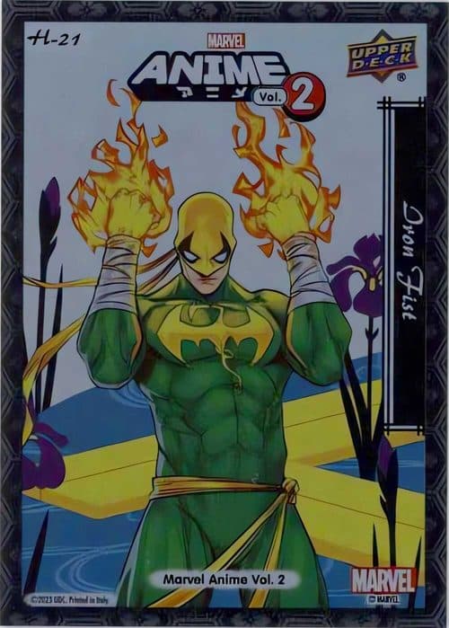 Iron Fist #H-21 — 2023 Upper Deck Marvel Anime