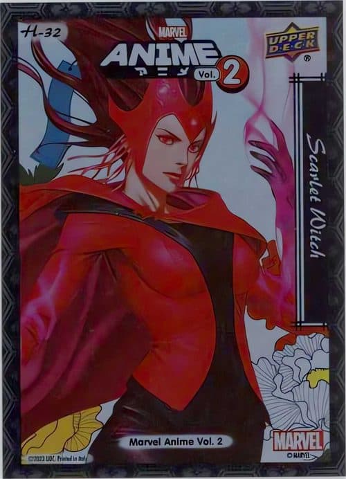 Scarlet Witch #H-32 — 2023 Upper Deck Marvel Anime