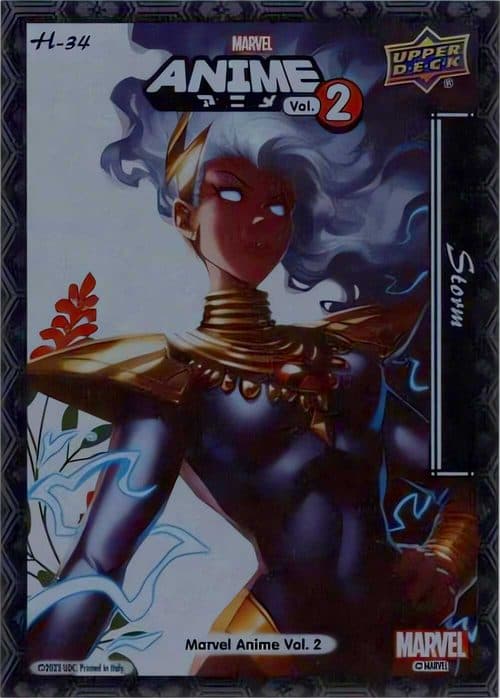Storm #H-34 — 2023 Upper Deck Marvel Anime