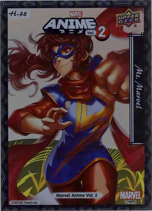 Ms. Marvel #H-38 — 2023 Upper Deck Marvel Anime