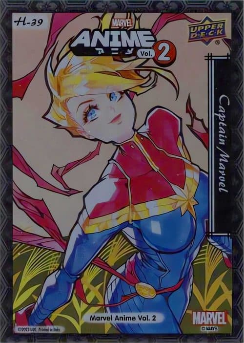 Captain Marvel #H-39 — 2023 Upper Deck Marvel Anime