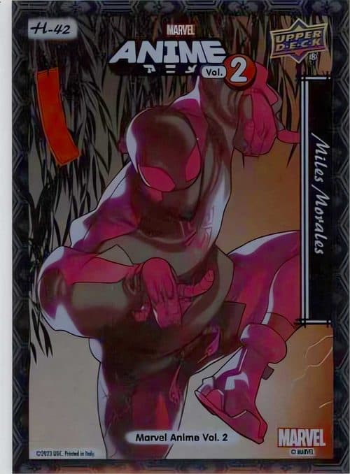 Miles Morales #H-42 — 2023 Upper Deck Marvel Anime