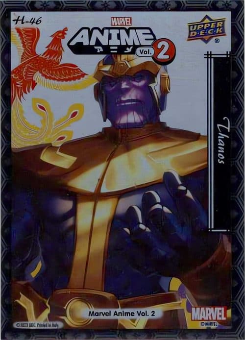 Thanos #H-46 — 2023 Upper Deck Marvel Anime