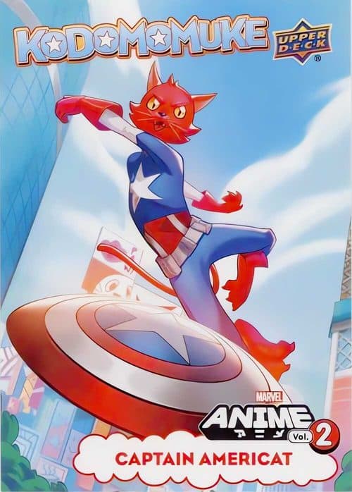 Captain Americat #K-12 — 2023 Upper Deck Marvel Anime
