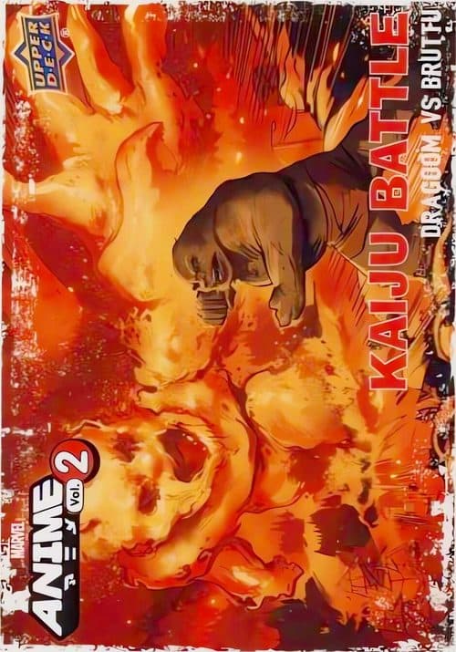 Dragoom vs Bruttu #KB-06 — 2023 Upper Deck Marvel Anime