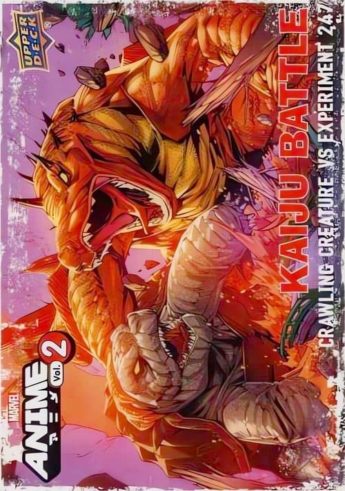 Crawling Creature vs Experiment 247 #KB-17 — 2023 Upper Deck Marvel Anime
