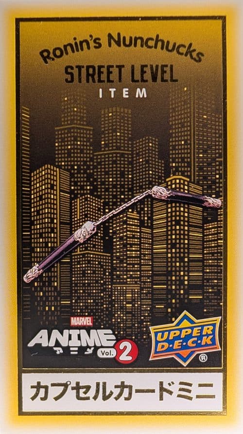 Ronin's Nunchucks #SM-21 — 2023 Upper Deck Marvel Anime
