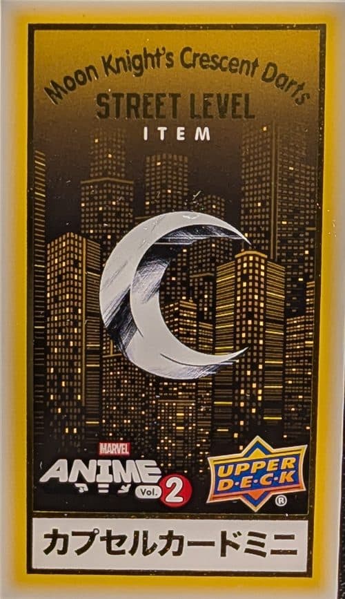 Moon Knight's Crescent Darts #SM-24 — 2023 Upper Deck Marvel Anime