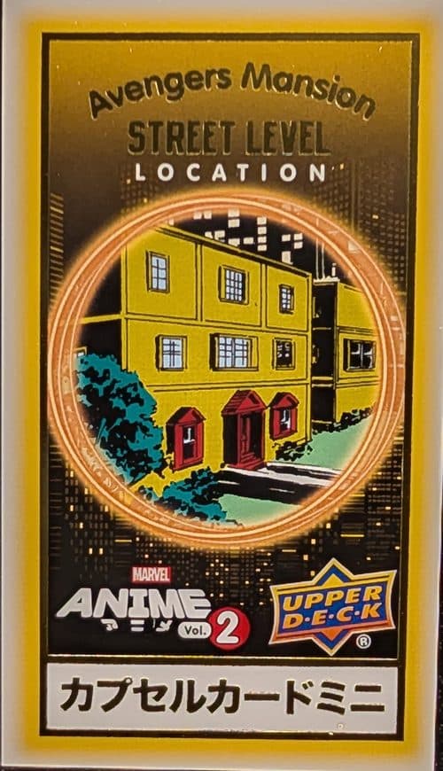 Avenger's Mansion #SM-28 — 2023 Upper Deck Marvel Anime