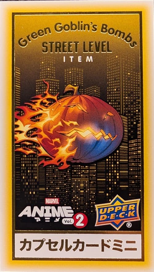 Green Goblin's Bombs #SM-3 — 2023 Upper Deck Marvel Anime