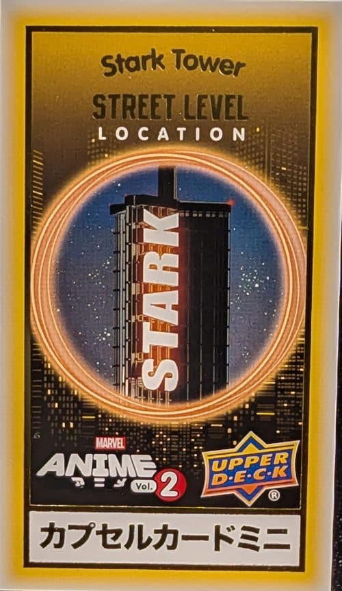 Stark Tower #SM-31 — 2023 Upper Deck Marvel Anime