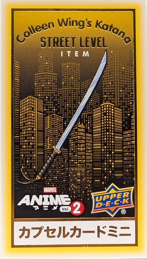 Colleen Wing's Katana #SM-7 — 2023 Upper Deck Marvel Anime