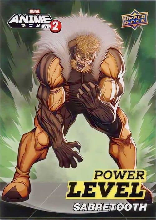Sabretooth #SN-02 — 2023 Upper Deck Marvel Anime