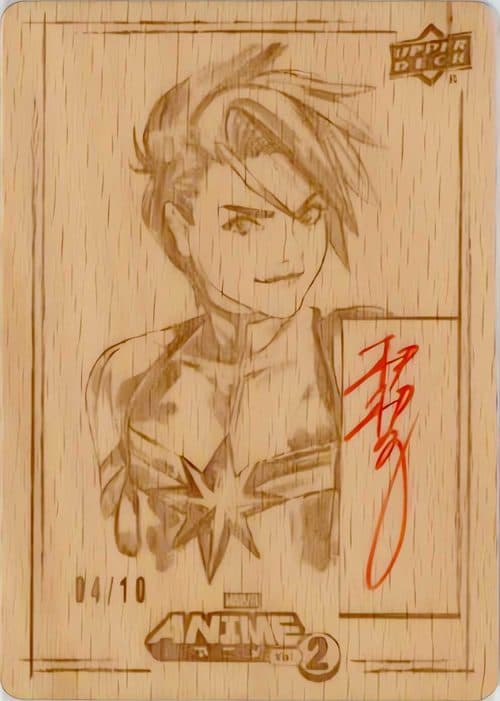 Captain Marvel - Peach Momoko #WA1 — 2023 Upper Deck Marvel Anime