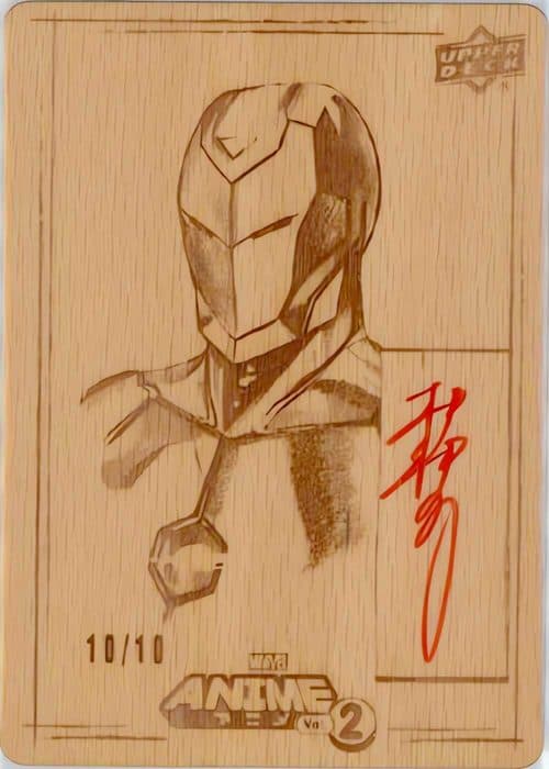 Iron Man - Peach Momoko #WA3 — 2023 Upper Deck Marvel Anime