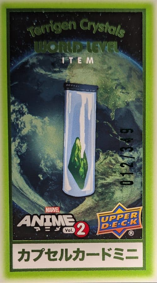 Terrigen Crystals #WM-12 — 2023 Upper Deck Marvel Anime
