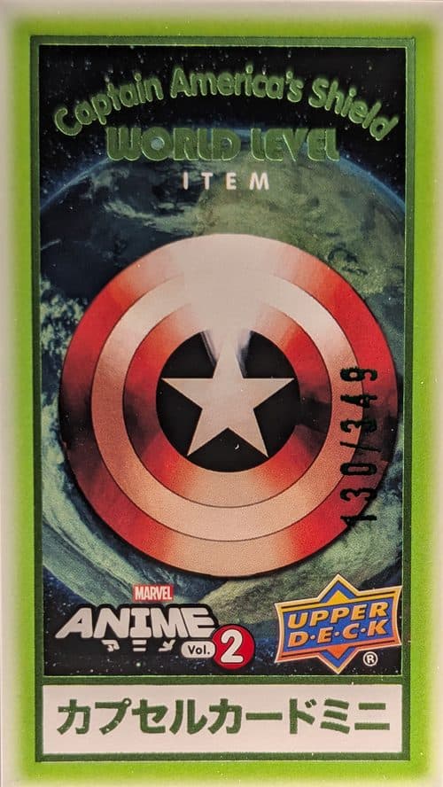 Captain America's Shield #WM-2 — 2023 Upper Deck Marvel Anime