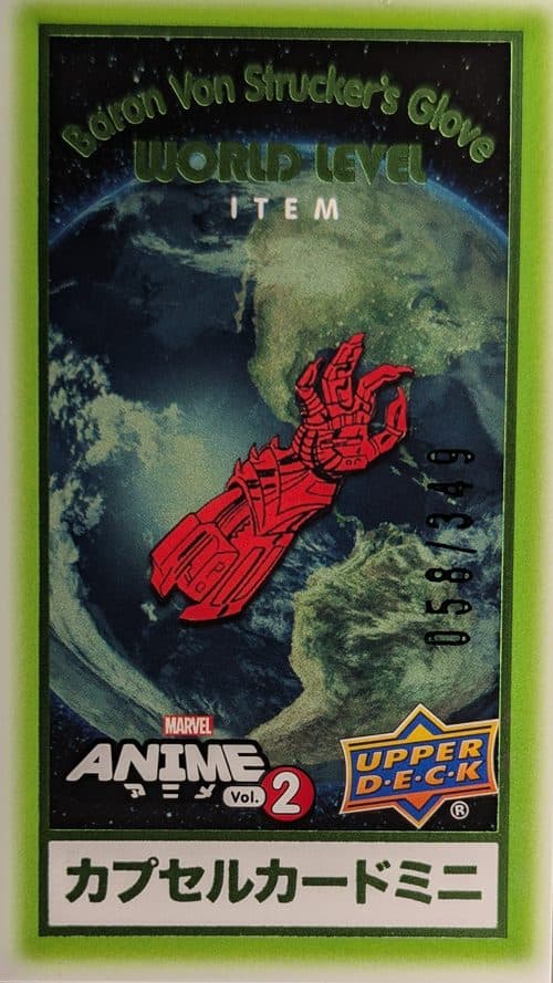 Baron Von Strucker's Glove #WM-21 — 2023 Upper Deck Marvel Anime