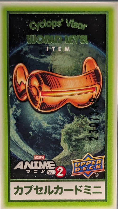Cyclop's Visor #WM-3 — 2023 Upper Deck Marvel Anime