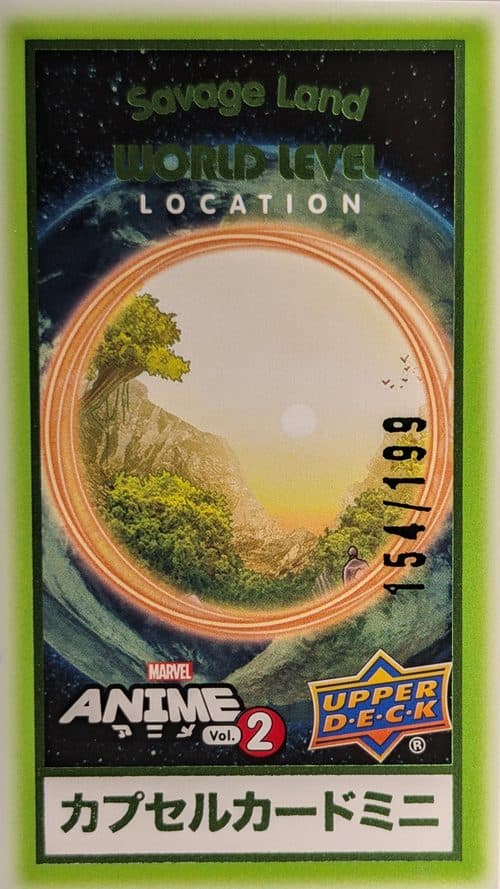 Savage Land #WM-32 — 2023 Upper Deck Marvel Anime
