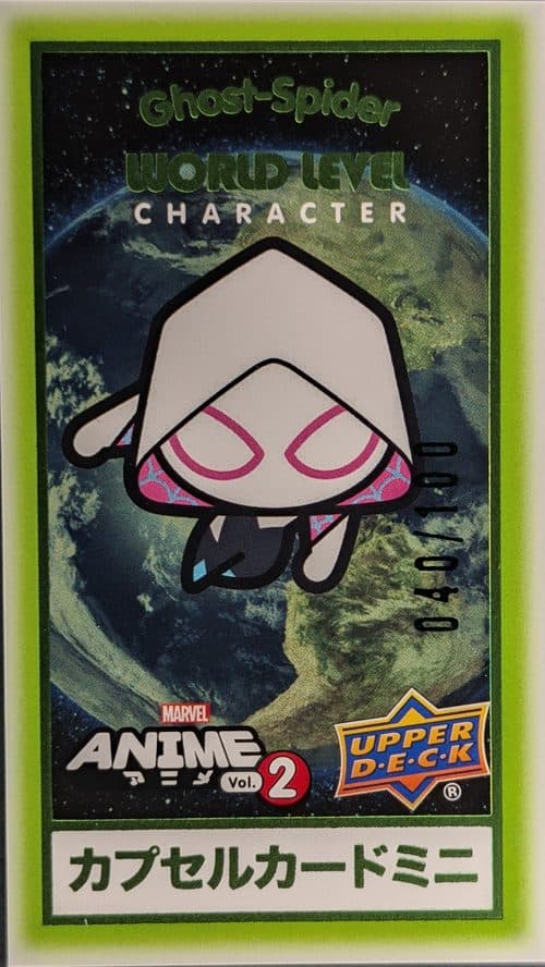 Ghost-Spider #WM-40 — 2023 Upper Deck Marvel Anime