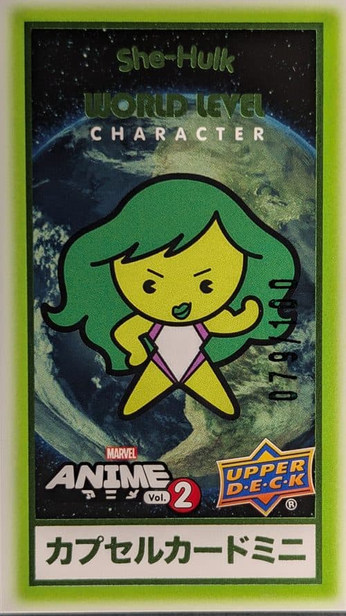 She-Hulk #WM-43 — 2023 Upper Deck Marvel Anime