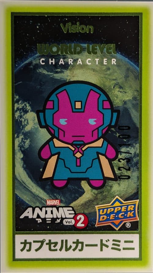 Vision #WM-45 — 2023 Upper Deck Marvel Anime