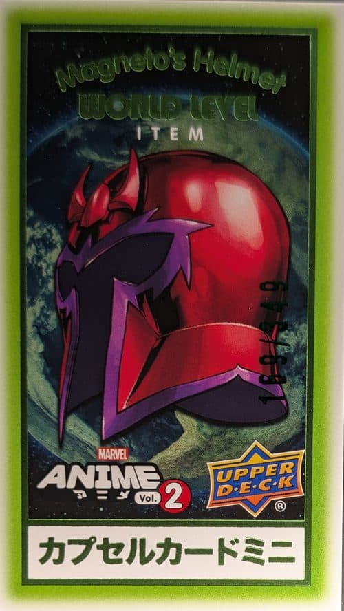 Magneto's Helmet #WM-5 — 2023 Upper Deck Marvel Anime