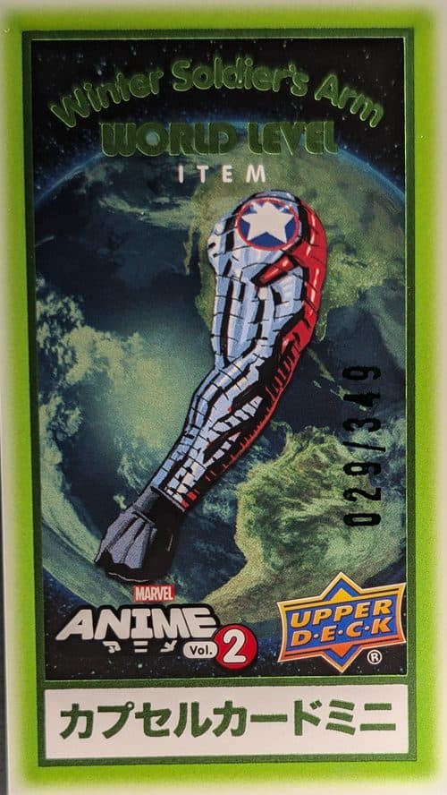 Winter Soldier's Arm #WM-8 — 2023 Upper Deck Marvel Anime