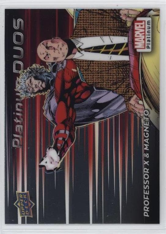 Professor X/Magneto #PD10 — 2023 Upper Deck Marvel Platinum