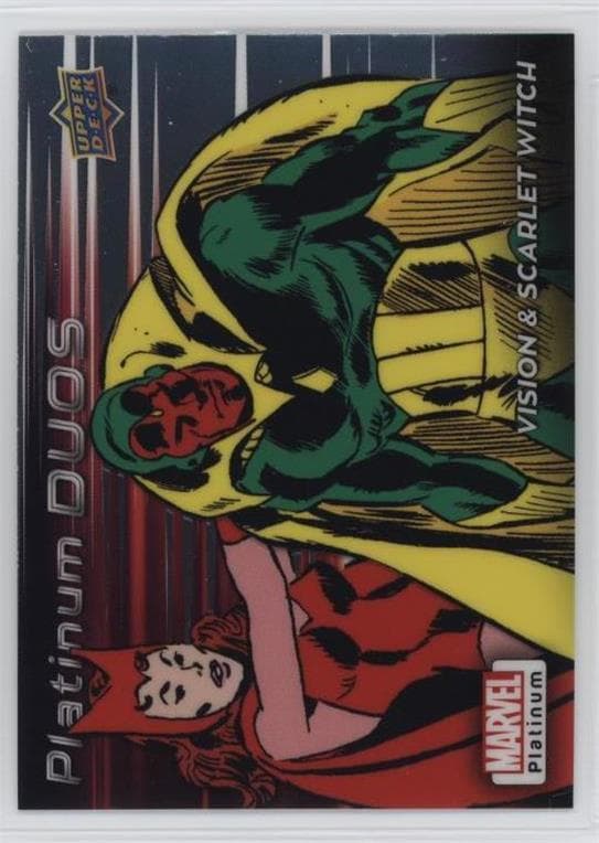 Vision/Scarlet Witch #PD14 — 2023 Upper Deck Marvel Platinum