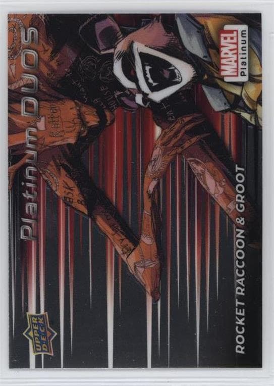 Rocket Raccoon/Groot #PD23 — 2023 Upper Deck Marvel Platinum