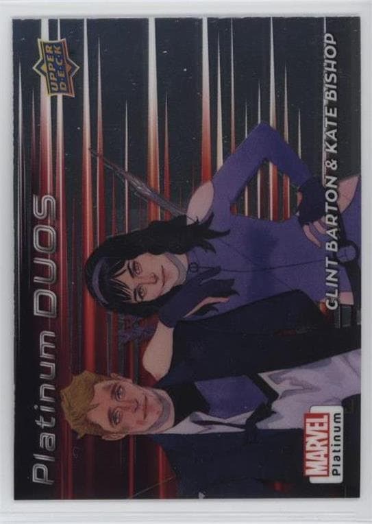 Clint Barton/Kate Bishop #PD24 — 2023 Upper Deck Marvel Platinum