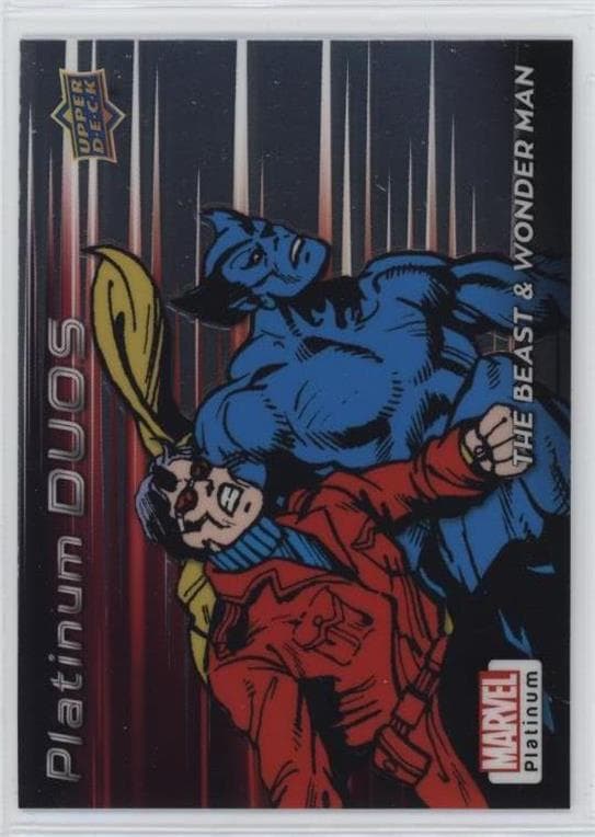 Beast/Wonder Man #PD25 — 2023 Upper Deck Marvel Platinum