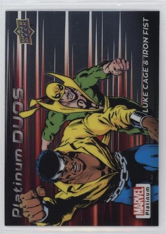 Luke Cage/Iron Fist #PD7 — 2023 Upper Deck Marvel Platinum