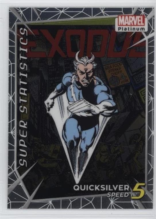 Quicksilver #PL04 — 2023 Upper Deck Marvel Platinum