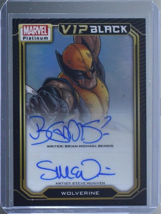 Wolverine - Brian Michael Bendis/Steve McNiven #VIP-BMBSM — 2023 Upper Deck Marvel Platinum