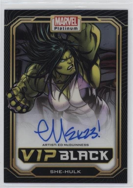 She-Hulk - Ed McGuinness #VIP-EM — 2023 Upper Deck Marvel Platinum