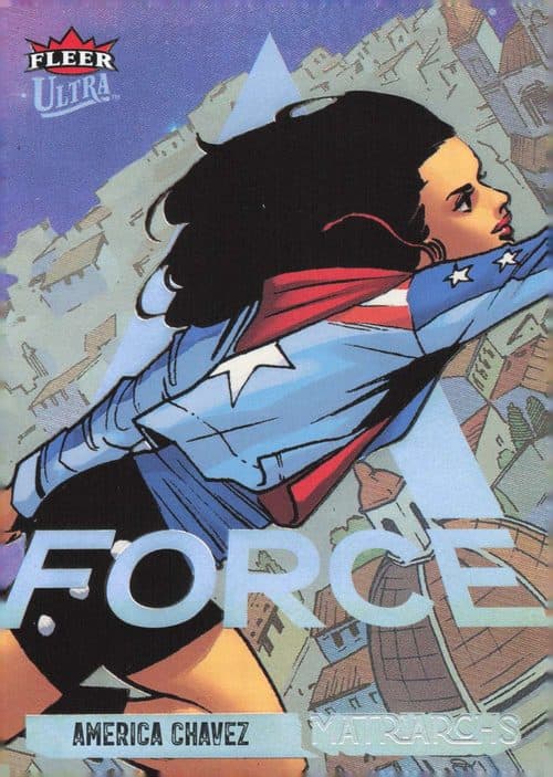 America Chavez #AF-5 — 2024 Fleer Ultra Matriarchs Of Marvel