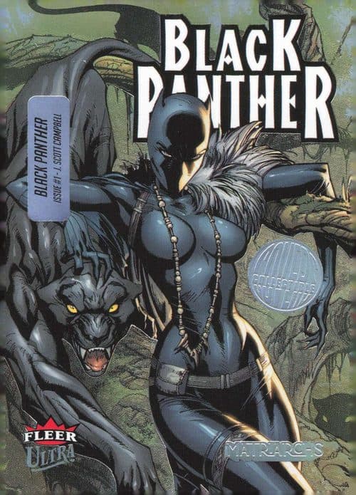 Black Panther — Black Panther - Black Panther (2009) #1 #CC-9 — 2024 Fleer Ultra Matriarchs Of Marvel