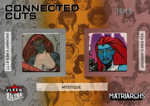 Mystique — Mystique - Uncanny X-Men (1981) #177 and Uncanny X-Men (2013) #34 #CC-RD — 2024 Fleer Ultra Matriarchs Of Marvel