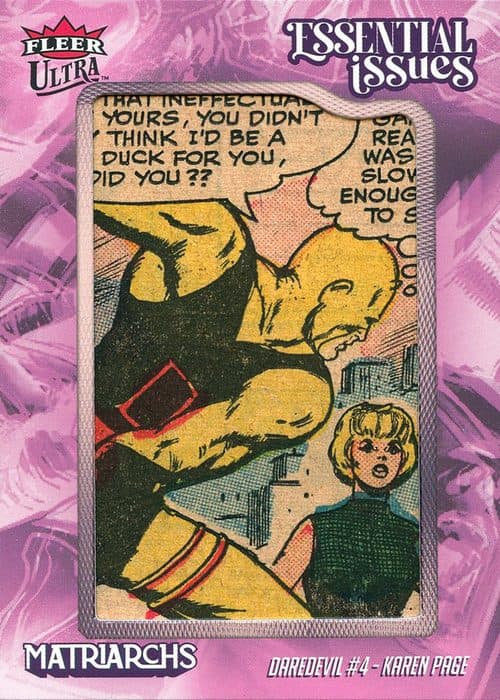 Karen Page — Karen Page - Daredevil (1964) #4 #EI-DD4 — 2024 Fleer Ultra Matriarchs Of Marvel