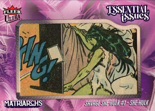 She-Hulk — She-Hulk - Savage She-Hulk (1980) #1 #EI-SAV1 — 2024 Fleer Ultra Matriarchs Of Marvel