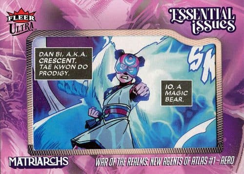 Aero — Aero - War of the Realms: New Agents of Atlas (2019) #1 #EI-WR1 — 2024 Fleer Ultra Matriarchs Of Marvel