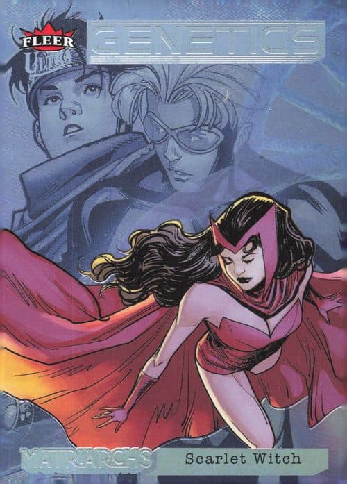 Scarlet Witch — Scarlet Witch/Wiccan/Speed #GN-3 — 2024 Fleer Ultra Matriarchs Of Marvel