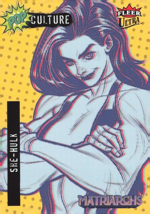 She-Hulk — She-Hulk Yellow #PC-15 — 2024 Fleer Ultra Matriarchs Of Marvel