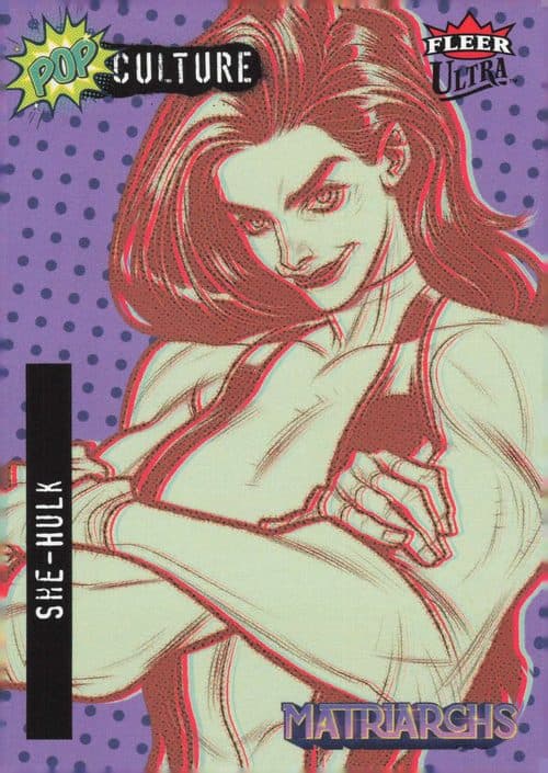 She-Hulk — She-Hulk Purple #PC-16 — 2024 Fleer Ultra Matriarchs Of Marvel