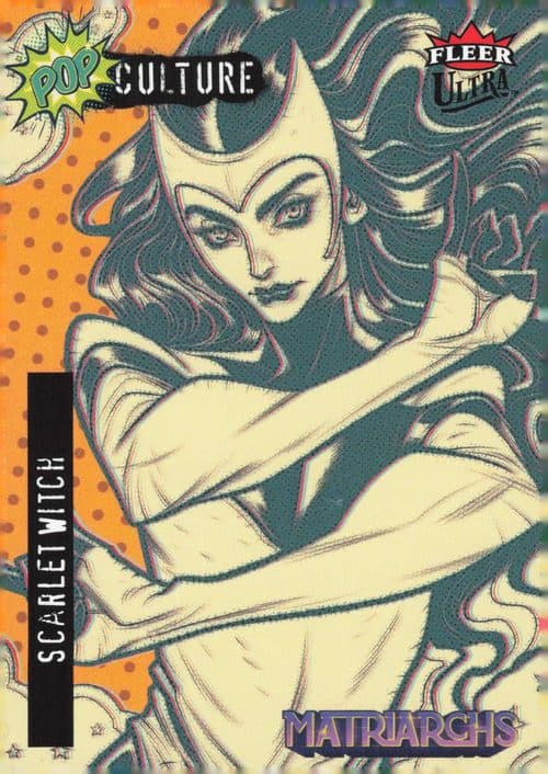 Scarlet Witch — Scarlet Witch Orange #PC-30 — 2024 Fleer Ultra Matriarchs Of Marvel