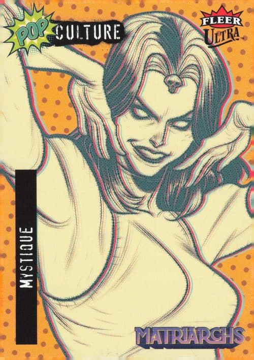 Mystique — Mystique Orange #PC-38 — 2024 Fleer Ultra Matriarchs Of Marvel